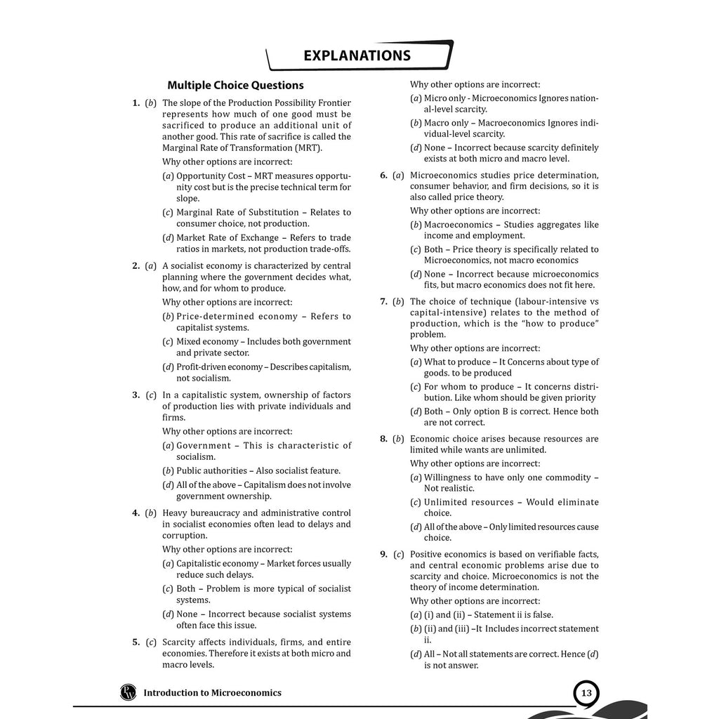 CUET (UG) Economics 2026 Chapterwise & Topicwise Question Bank with Past Year Questions PYQs and Mock Test | Mind Maps and Practice MCQs