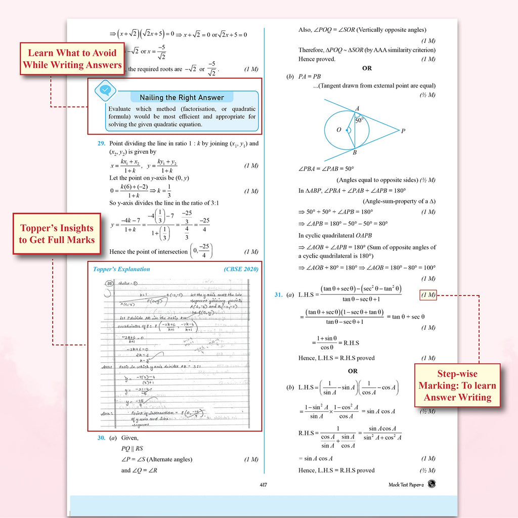 CBSE Question & Concept Bank (QCB) Class 10 Basic Maths Chapter-wise and Topic-wise Solved Questions For 2027 Board Exams with 50% Competency Based Question