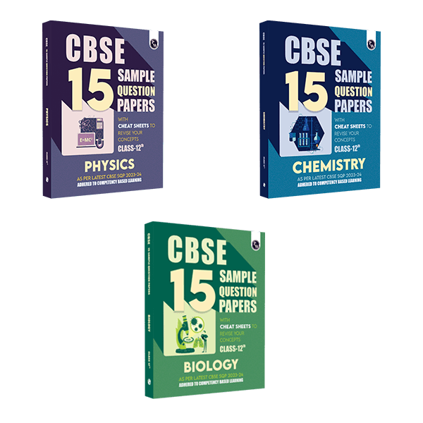 CBSE 15 Sample Question Papers Class 12 Physics, Chemistry, Biology for 2024 Exam (Mock Test Paper) Adhering to Competency - Based Learning | Embedded Videos and Cheat Sheet for Revision | PYQ 2023 Solved Paper