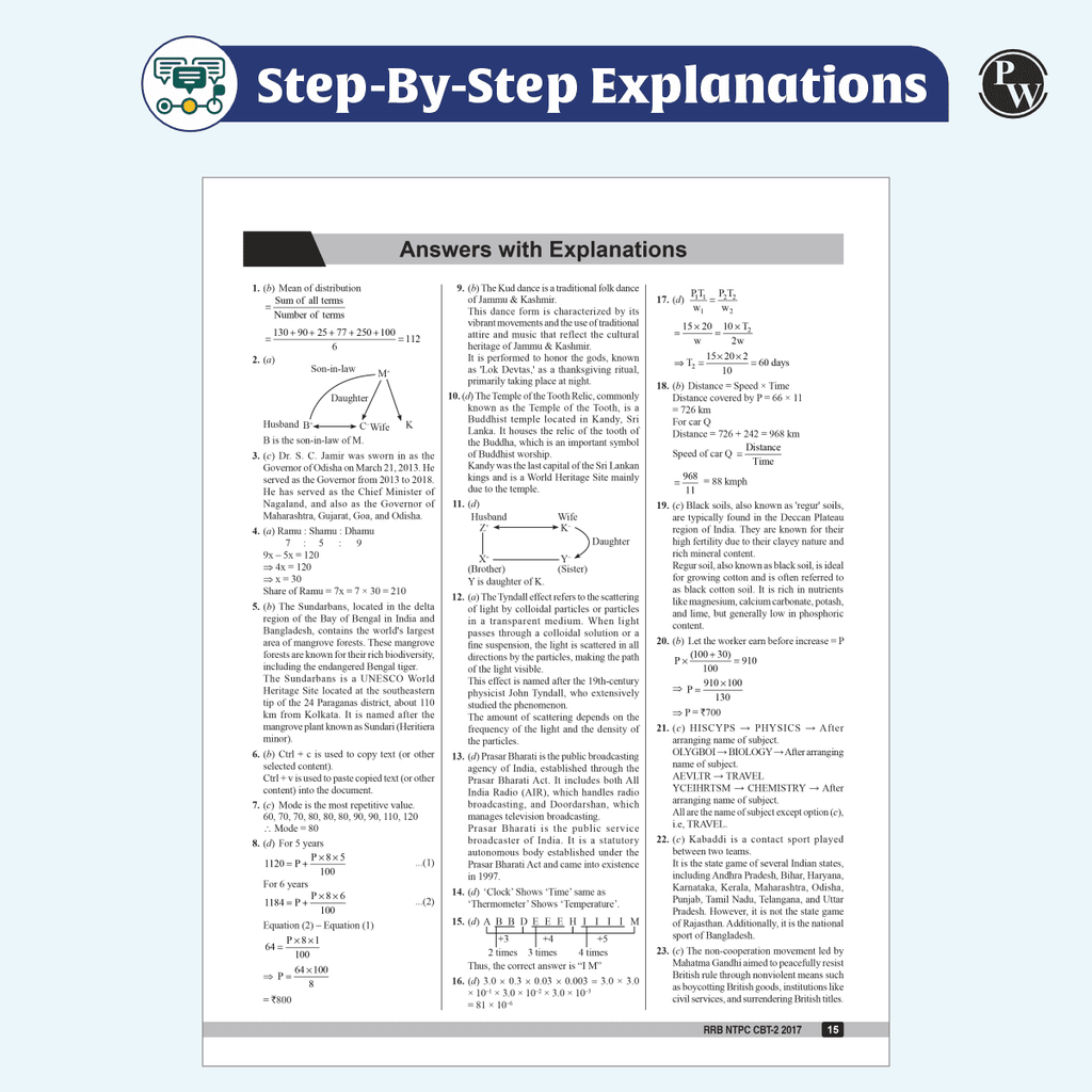 RRB NTPC CBT-2 (Non-Technical Popular Categories) 20 Practice Sets & 10 Solved PapersFor 2025 Exam English