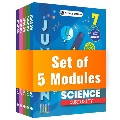 Junoon For Class 7 Science, Mathematics, Social Science, English, MAT Combo Set of 5 Books (2026 Edition)