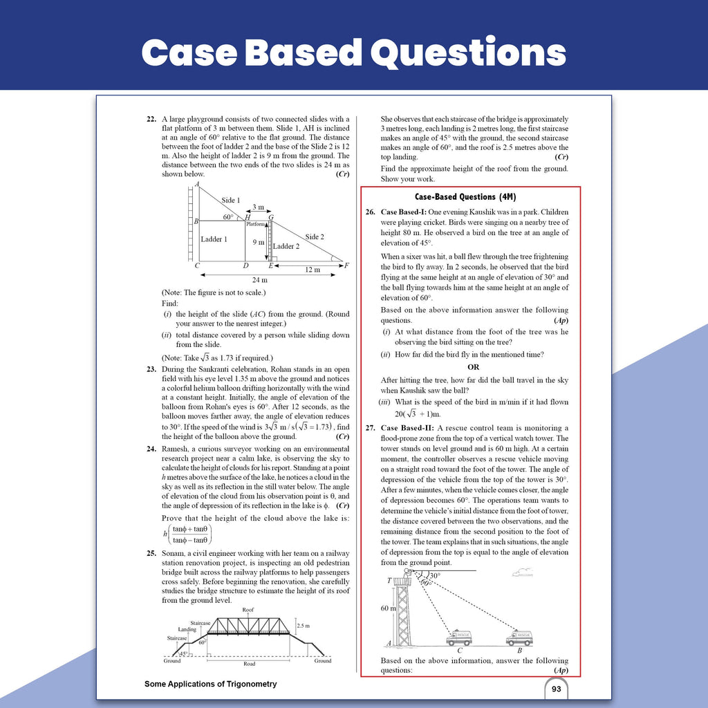 CBSE Class 10 Competency Based Question Bank Mathematics By Ritik Sir For 2027 Board Exams | 400+ Real-life Application based Questions | Higher Order Thinking MCQs & Case-Based Ques