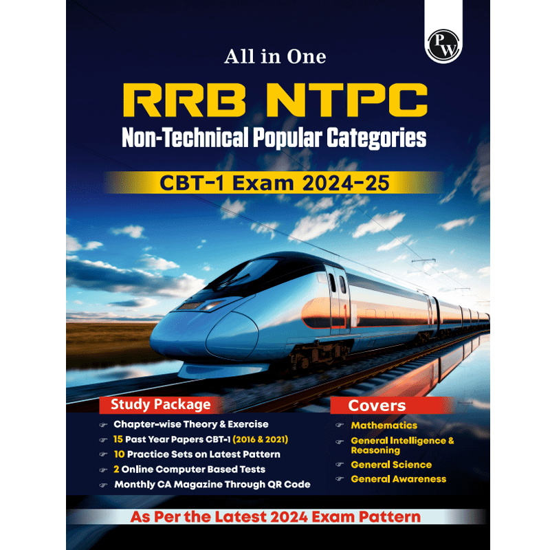 All in one RRB NTPC 2024-2025 CBT - 1 Exam l Chapterwise Theory, Short Tricks and Exercises l 15 Previous Year Solved Papers (PYQs) 2016 & 2021 with 10 Practice Sets l English Edition