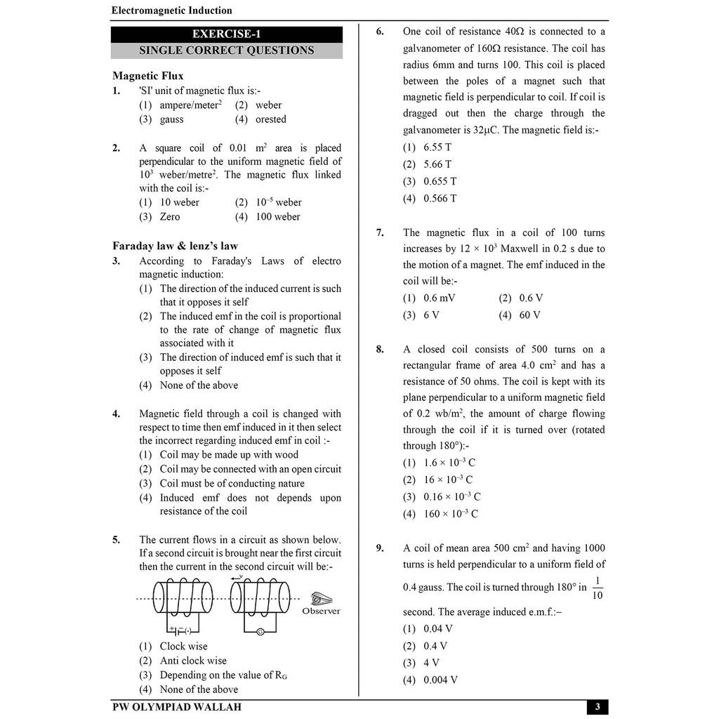 Olympiad Wallah NEET-Olympiad Excellence 12th Physics Part 2 For 2026 | For NSEP, NEET, INPhO & IPhO Exam | Expert Crafted Content | PYQ, Challenging Problems With Detailed Solutions