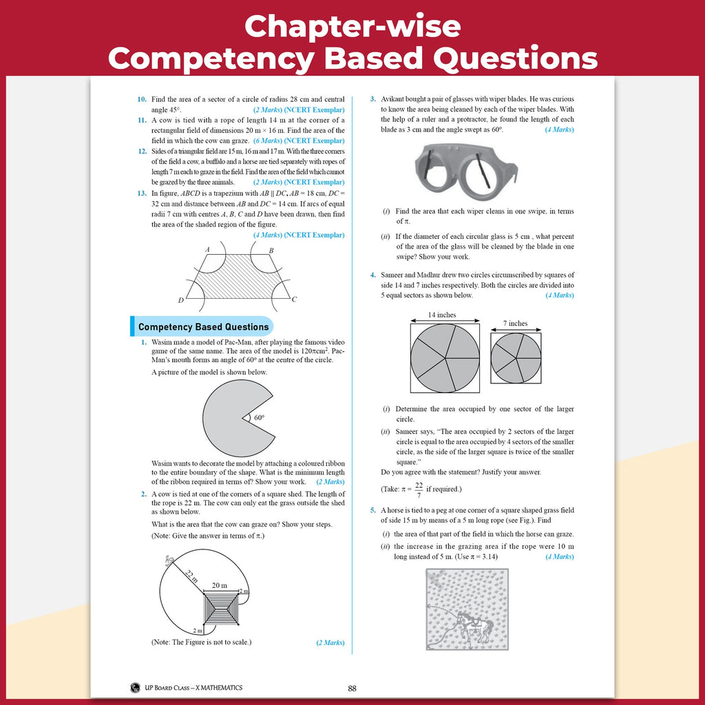 PW UP Board Class 10 Question Bank Mathematics Guru Mantra By Priyam Mishra Sir For 2026-27 Exam | NEP 2020 | Chapter-wise NCERT Exercises with Mind Maps & PYQs