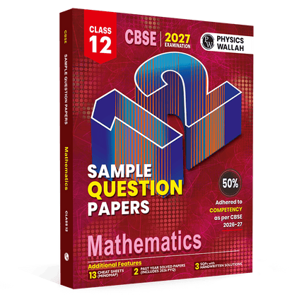 CBSE 12 Sample Question Papers Class 12 Maths For 2027 Board Exam (New Pattern) | 2026 Solved Paper, Chapterwise Mind Maps, Stepwise Marking