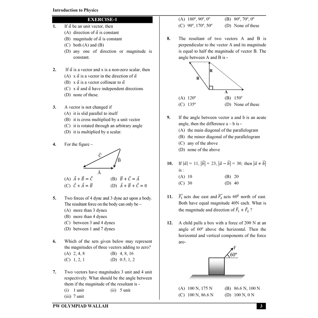 Olympiad Wallah NSEP Class 11 Advanced Physics (Part 1) For 2026 | For NSEP, JEE, INPhO & IPhO Exam | Expert Crafted Content | PYQ, Practice Questions, Detailed Solutions