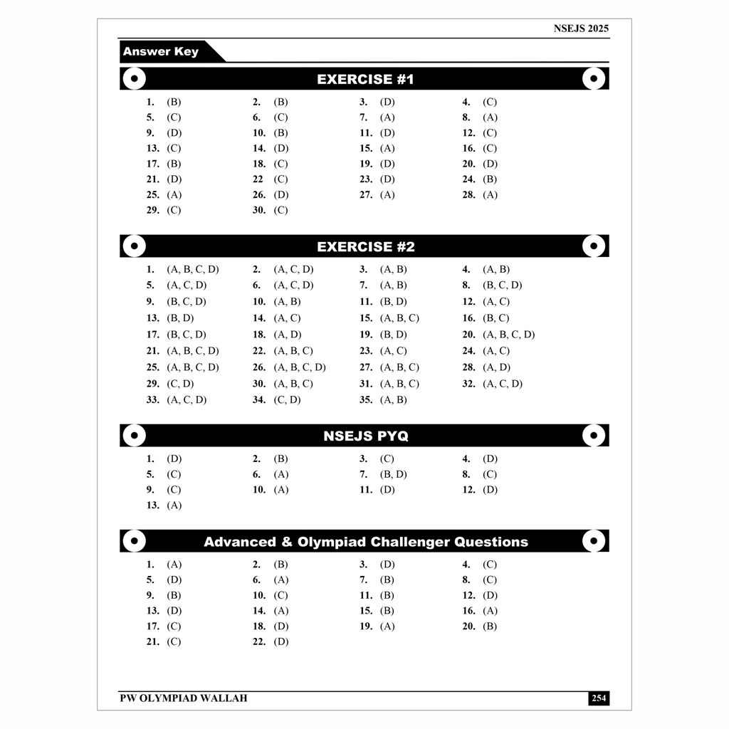 Olympiad Wallah NSEJS Champion Series For Class 8-10 (Part-1) Complete Science Prep Guide | Ideal For NSEJS, INJSO & IJSO 2025