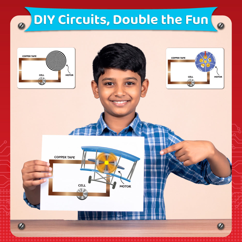 Jr. Electric Science Kit – Electric Kit for Kids | Science Kit with 20+ Experiment | Fun Learning Toys Experiment Kit & Educational Kit for Kids | Return gifts for kids birthday party Ages 8-12