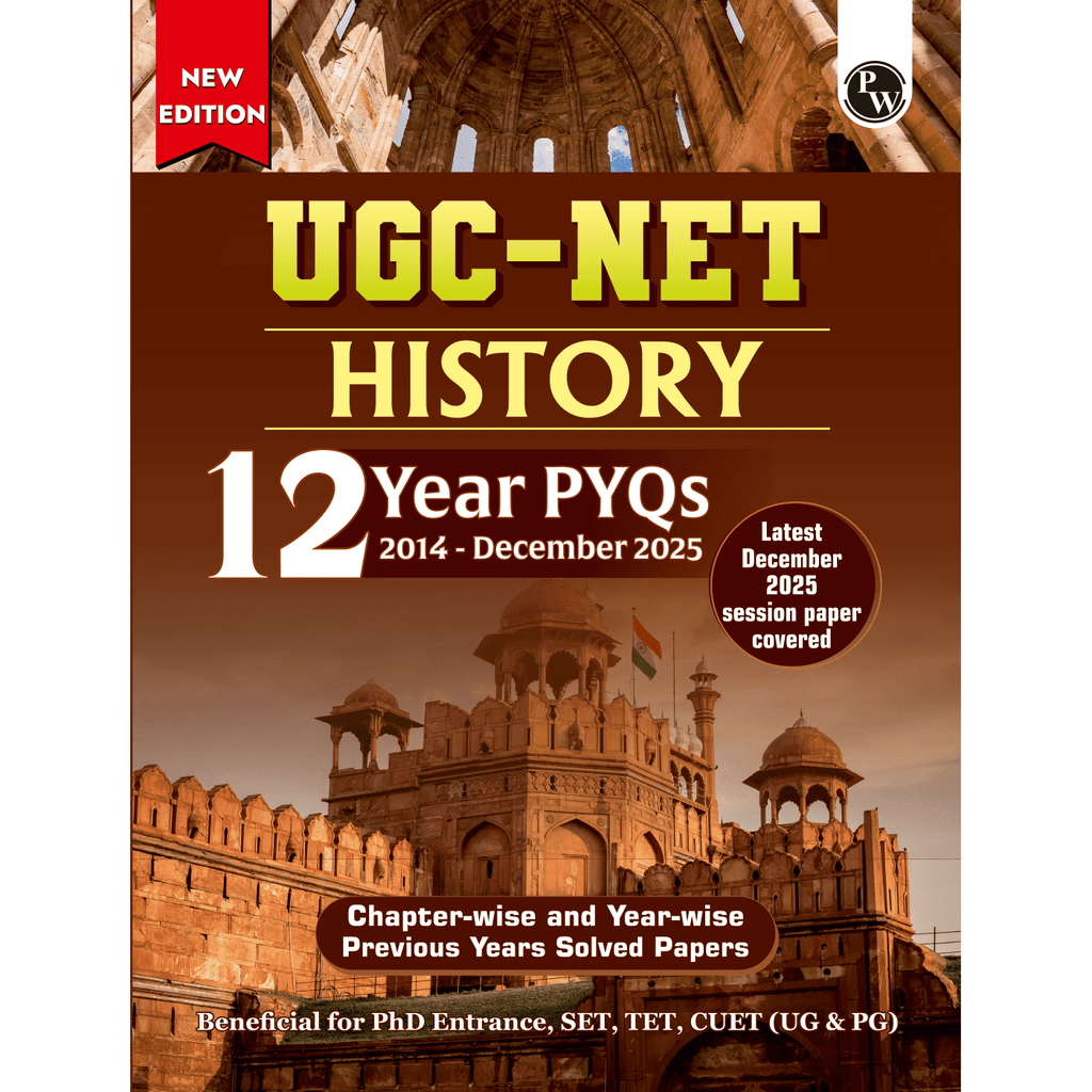 PW UGC NET History PYQ 12 Years (2014-2025)|Latest December Session Paper Covered|Chapterwise & Yearwise Previous Year Solved Papers For Phd Entrance, SET, GATE, CUET UG & PG