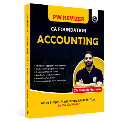 MCQ Revizer CA Foundation Accounting By CA Manish Mahajan | Chapterwise Weightage Analysis & PYQs