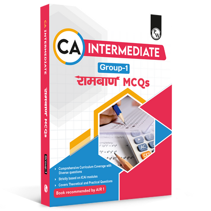 CA Intermediate Group 1 Ramban MCQs Book (All Subjects) | Latest Syllabus For Jan 2027 Exams