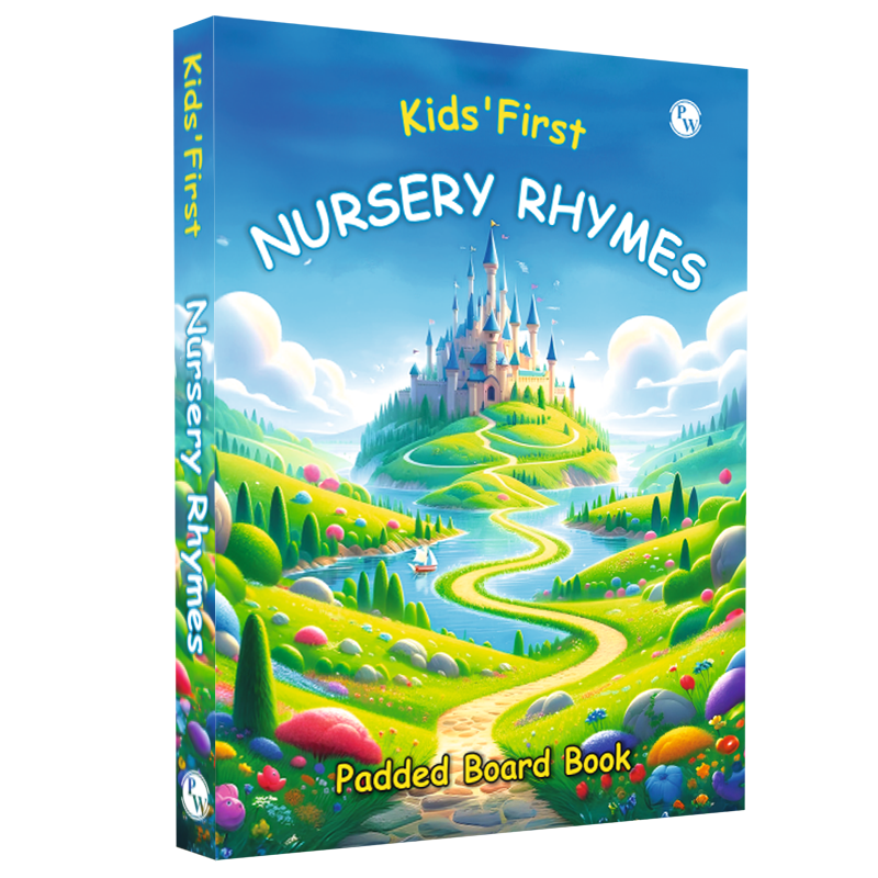 Kids' First Nursery Rhymes Padded Board Book l Colorful Illustrated Nursery Rhymes for Kids