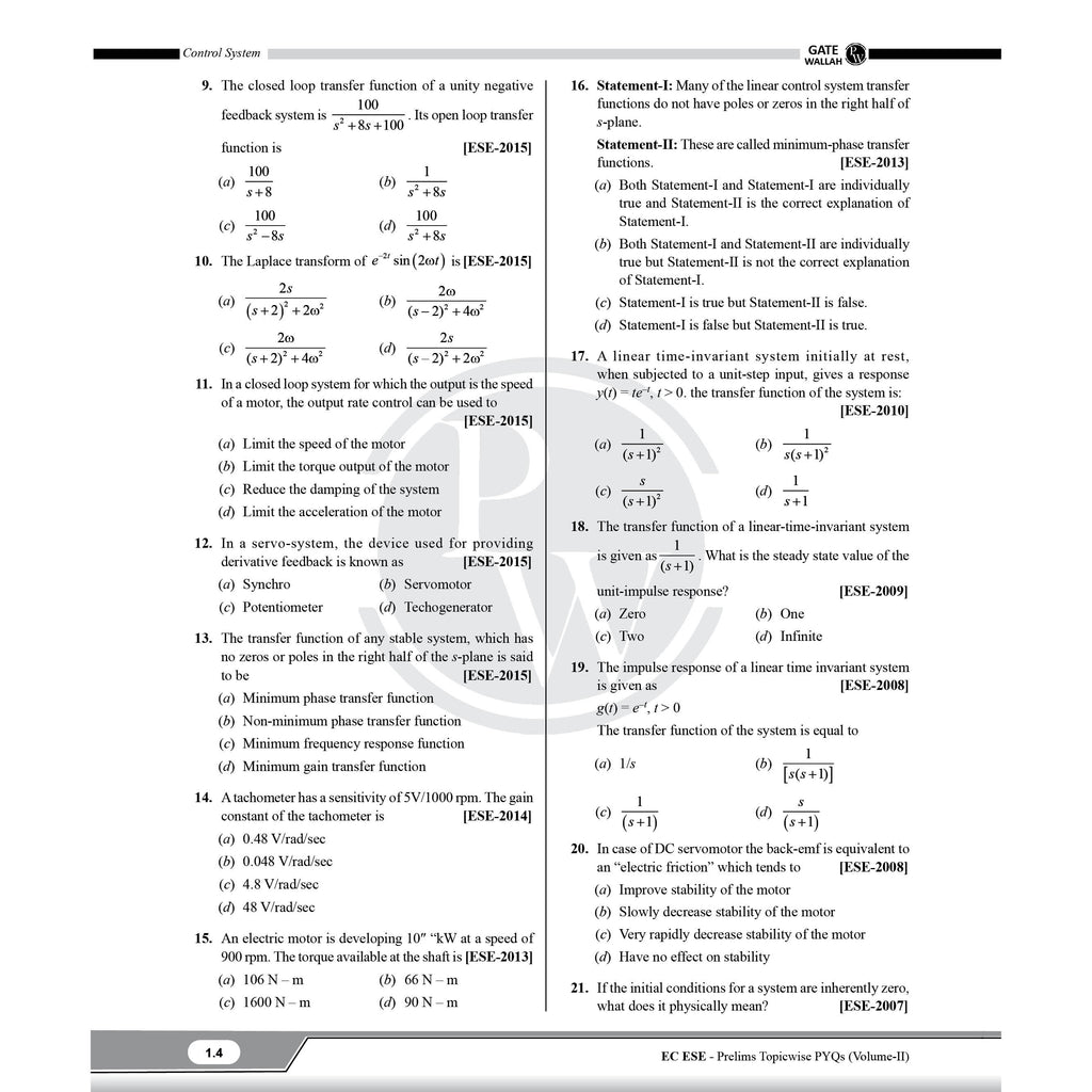UPSC ESE 2027 Topicwise 28 Previous Years Solved Questions Electronics & Communication Engineering Preliminary Examination Volume 1 & 2 Combo Set of 2 Books