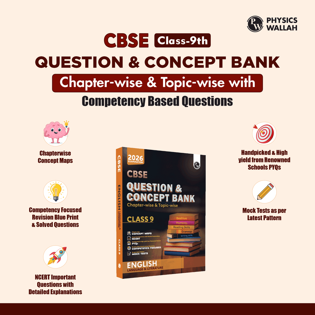 CBSE Question & Concept Bank (QCB) Class 9 English (Language & Literature) Chapter-wise and Topic-wise Solved Questions For 2026 Exams with Competency Based Question