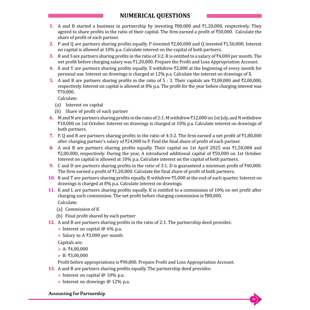 PW MP Board Accountancy Book For Class 12 | Includes PYQs, Complete Syllabus Coverage Aligned with Latest Pattern & Quick Revision Notes