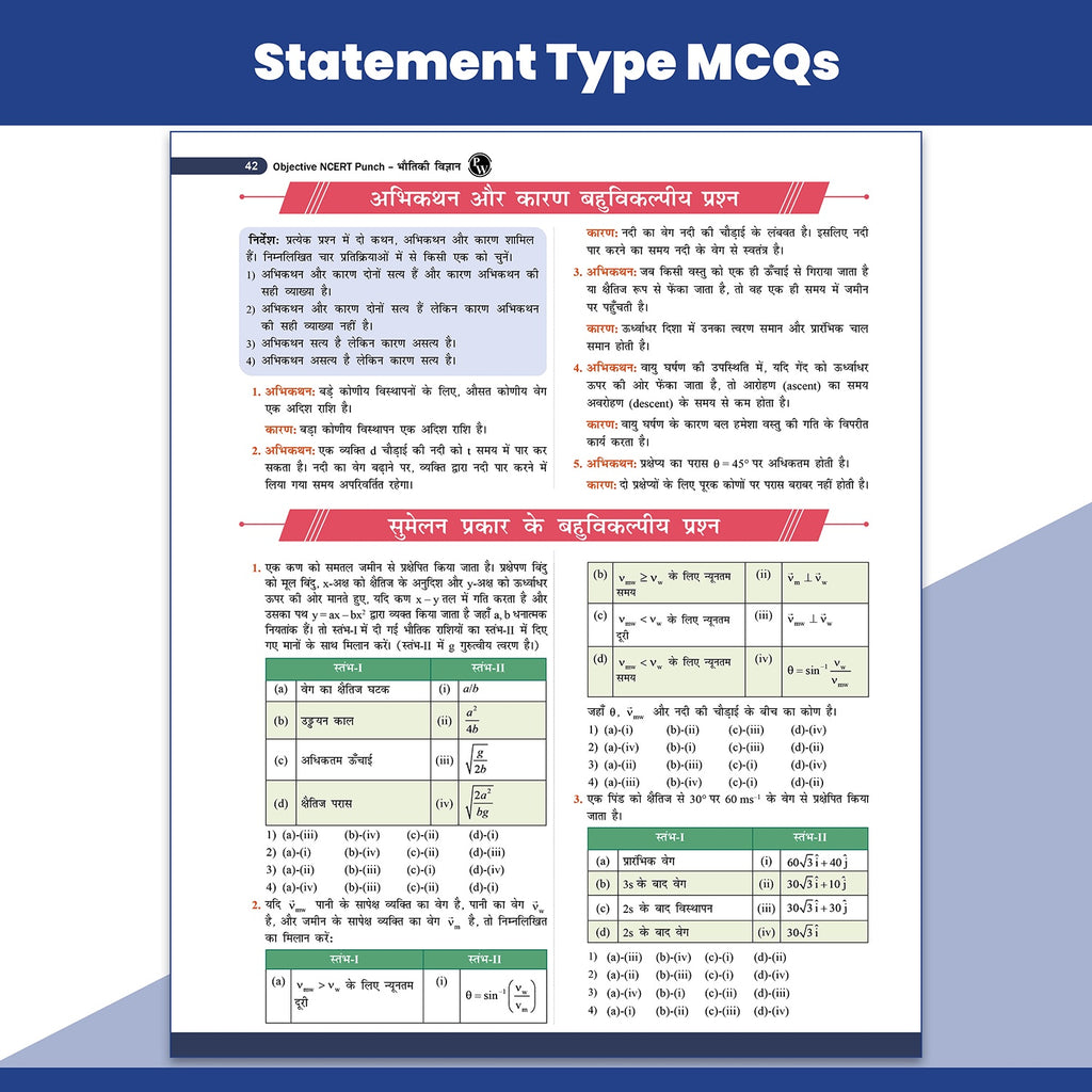 PW Objective NCERT Punch 1.0 Physics Hindi For NEET 2027 By Vishnu Nagar l 3722+ NTA NEET Based MCQs For End Time Preparation