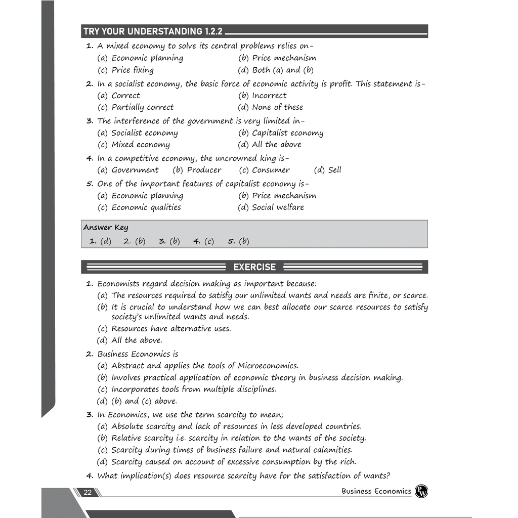 CA Foundation Paper 3 -  Business Economics 3rd Edition | Including PYQs, MTP, RTP and All Important Questions | Latest Syllabus For 2024 Exams