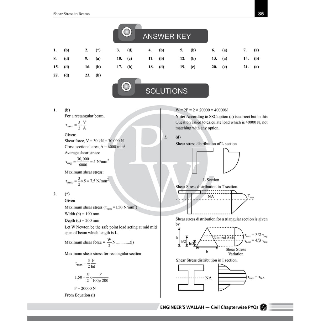 PW SSC JE Civil Engineering Previous Year Solved Questions For 2026 Exams | 13 Years of CBT 1 & 2 PYQs with Objective Questions | For RRB JE, PSUs & Other State Level AE/JE Exams