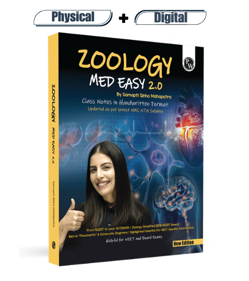 Digital-Book + Zoology Med Easy 2.0 For NEET and Board Exams 2025-26 | Flowcharts, Schematic Diagrams l Samapti Sinha Mahapatra Handwritten Notes
