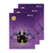 172 Pages A4 Notebook | Single Line set of 3 | Ruled Notebook for School, College & Office Use | Smooth Paper | Durable Cover