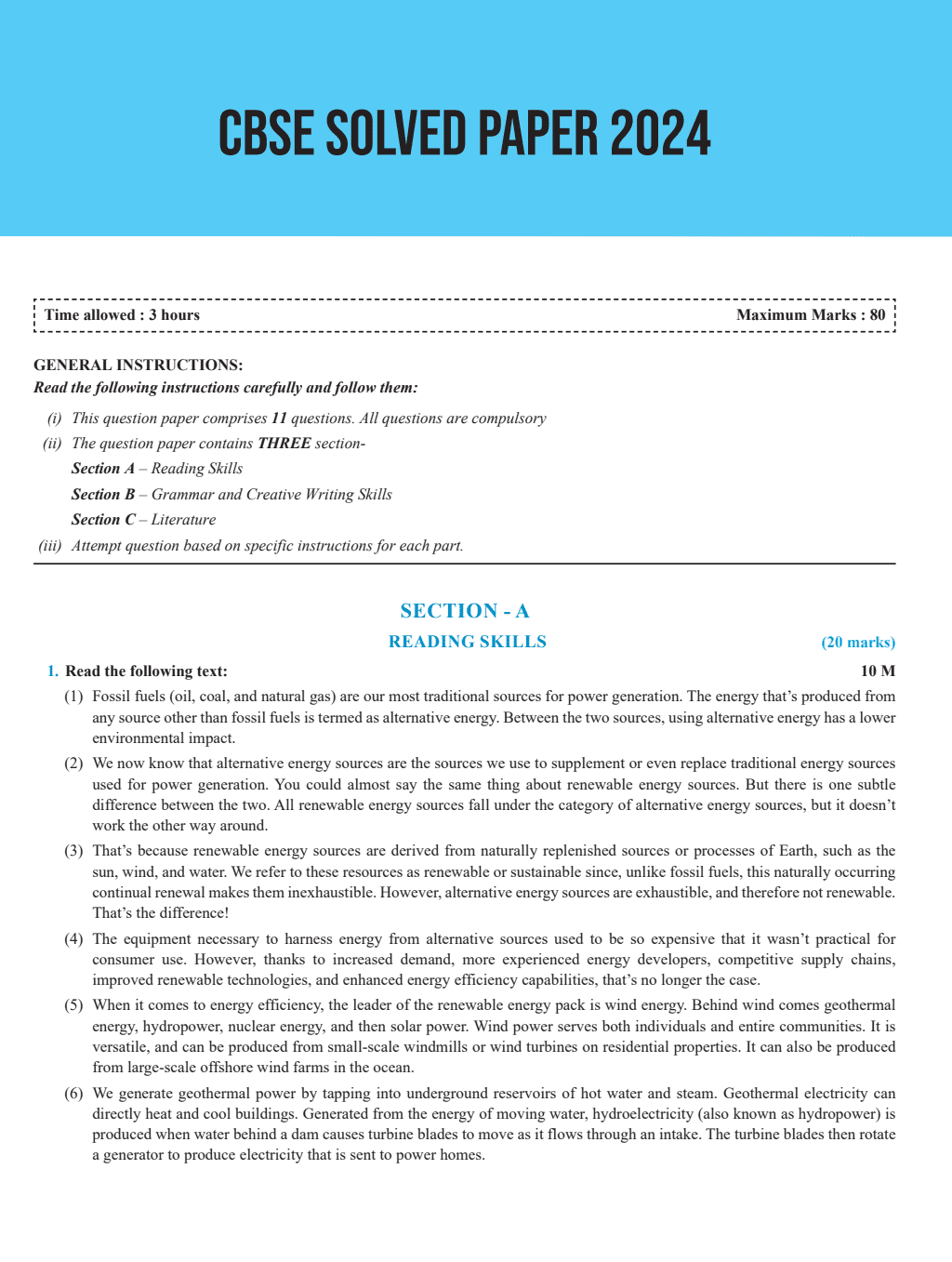 CBSE Question & Concept Bank Class 10 English Language & Literature Chapter-wise and Topic-wise with Competency Based and Past Year Solved Questions For 2025 Board Exams