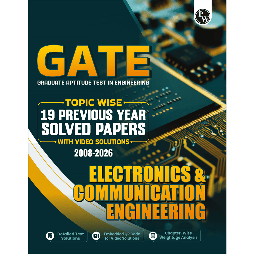 GATEWALLAH Electronics & Communication Engineering Topicwise Previous Year Solved Papers (2026 - 2008) with Video Solutions For 2027 Exams | Detailed Text Solutions