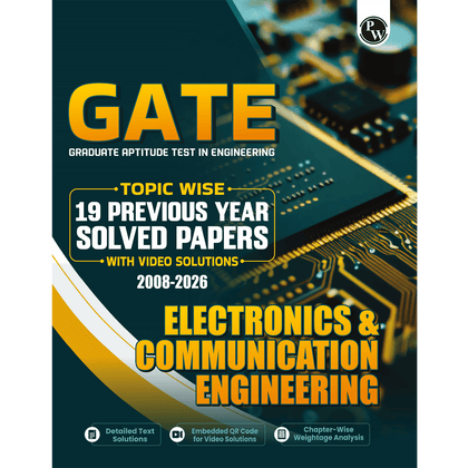 GATEWALLAH Electronics & Communication Engineering Topicwise Previous Year Solved Papers (2026 - 2008) with Video Solutions For 2027 Exams | Detailed Text Solutions