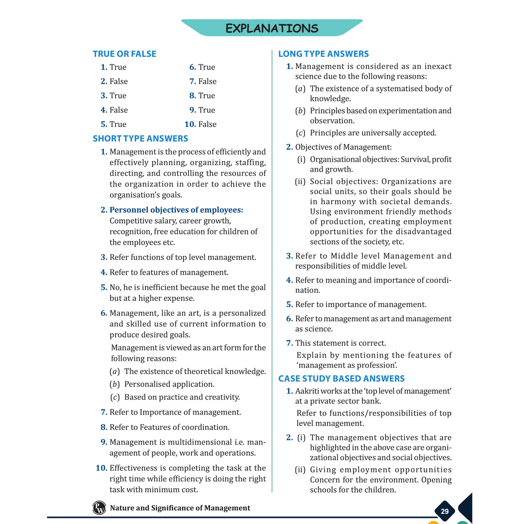 CBSE Class 12 Business Studies As Per Latest CBSE Pattern For 2026-27 Exams | Chapterwise Theory, Practice Questions with Detailed Explanation & Latest Sample Papers