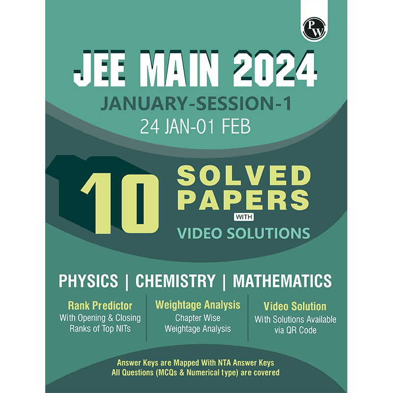 JEE MAIN 2024 January Session-1 (24 Jan-01 Feb) 10 Solved Paper with Video Solutions l PYQ's for Physics, Chemistry, Mathematics