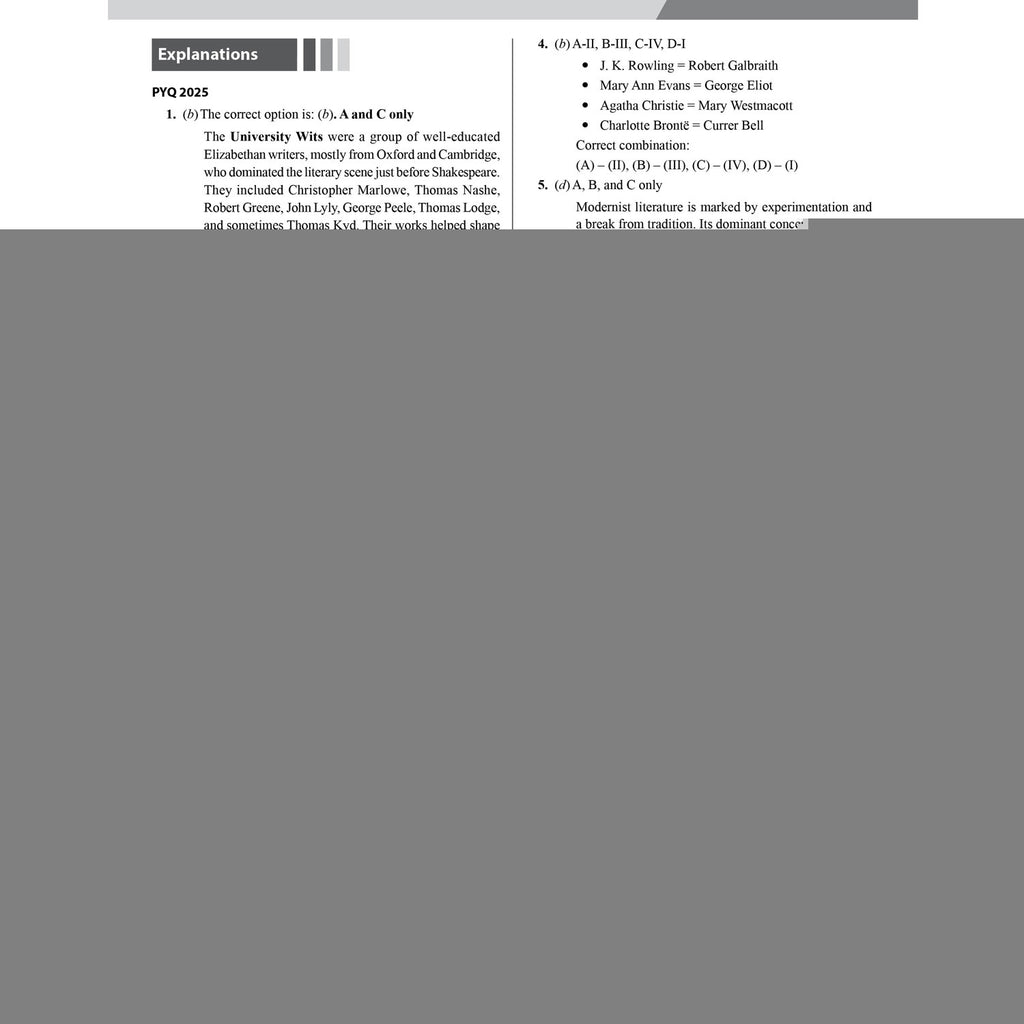 PW CUET PG English Literature PYQ 6 Years and  Concept Theory Book (2026-2021) | Ideal for JMI, BHU, DU, & Other Central & Universities