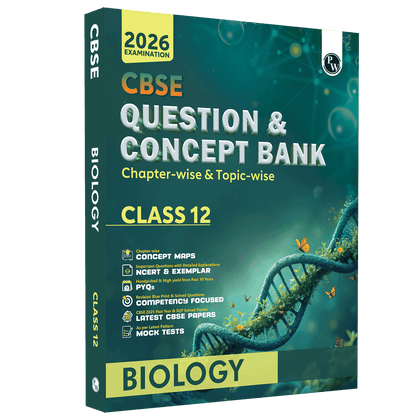 CBSE Question & Concept Bank (QCB) Class 12 Biology Chapter-wise and Topic-wise Solved Questions For 2026 Exams with 50% Competency Based Question