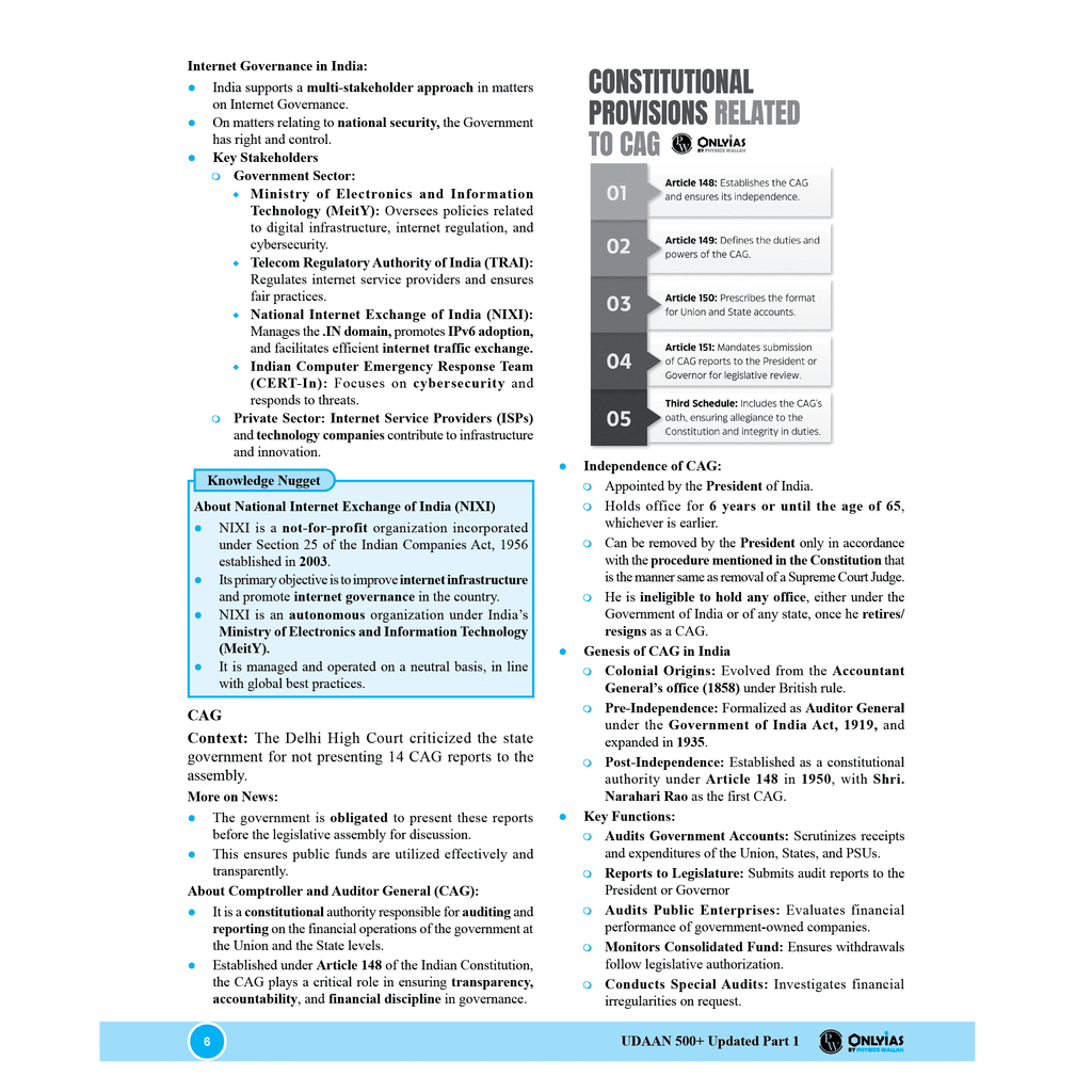 UPSC UDAAN 500+ (Prelims Wallah Current) Updated Part 1 January 2025 to February 2025 | 500 Days Current Affairs Revision Booklet l For UPSC Civil Services Prelims Exam 2025