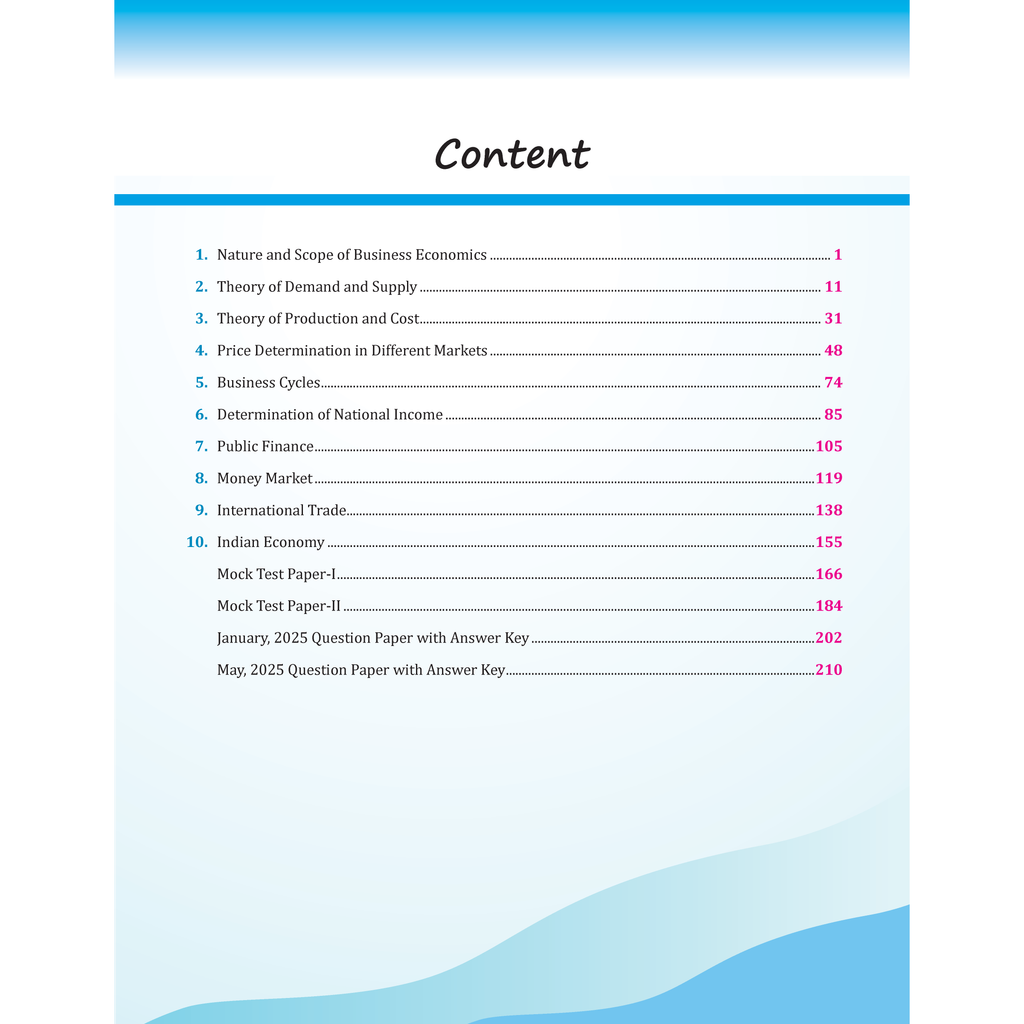 CA Foundation MCQ Revizer Book For Business Economics by Love Kaushik