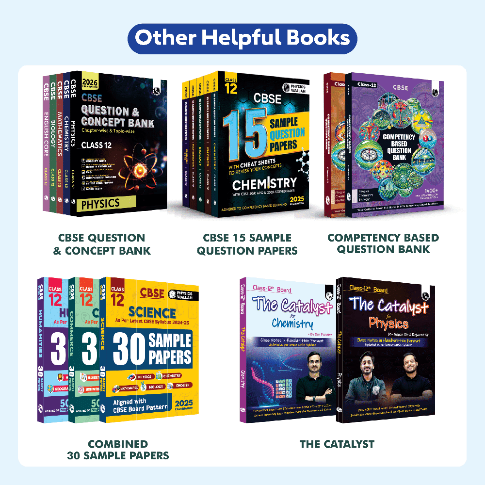 CBSE Question & Concept Bank (QCB) Class 12 Physics, Chemistry, Mathematics and English Combo Set of 4 Books Chapter-wise and Topic-wise Solved Questions For 2026 Exams