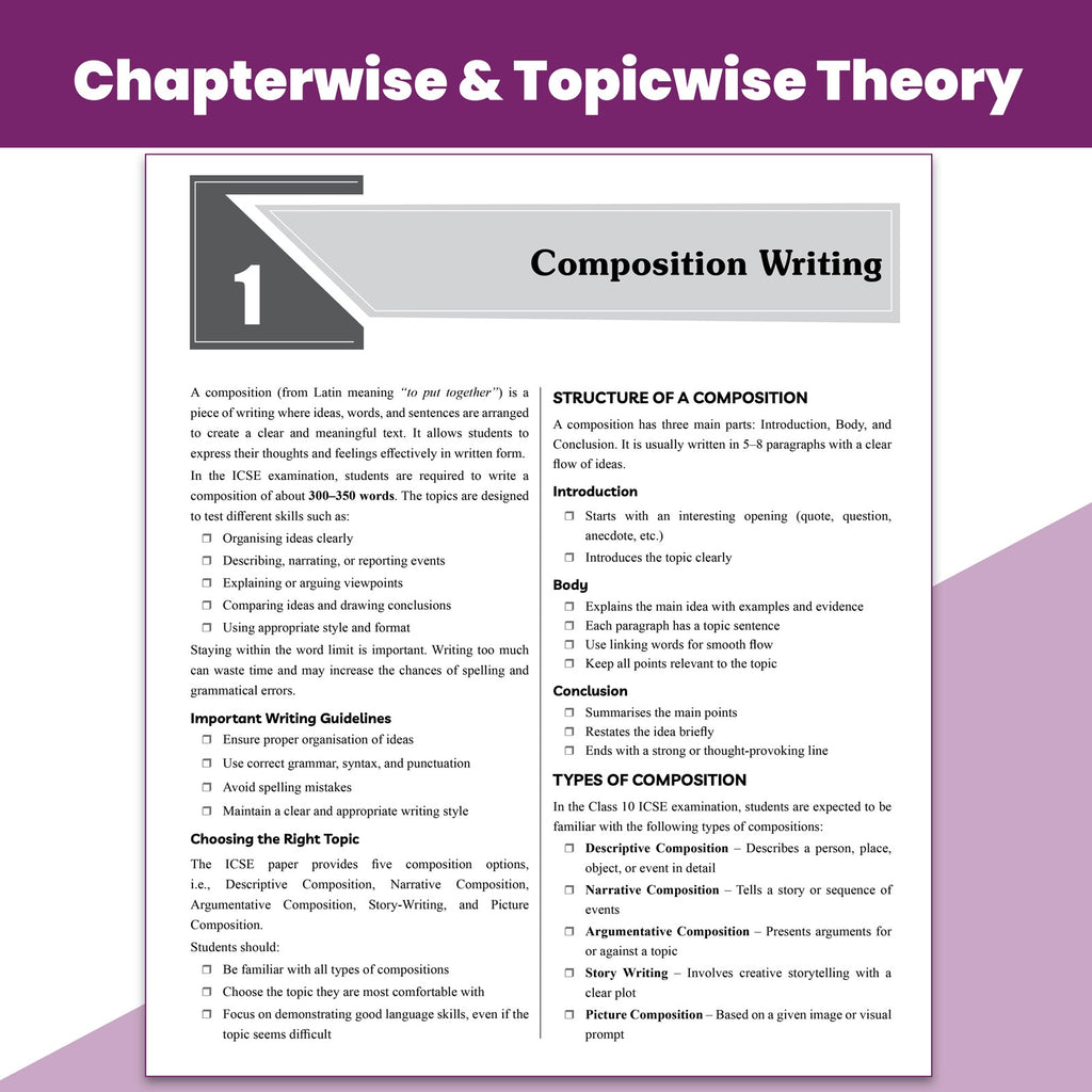 PW ICSE Class 10 Question & Concept Bank English Paper 1 (Language) for 2027 Exam | Chapterwise & Topicwise By Nupur Sharma | Reading, Writing & Grammar Skills | Important Practice Questions