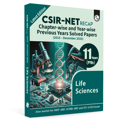 PW CSIR - NET Recap Life Sciences PYQ  Chapterwise & Yearwise Previous 11 Years Solved Papers (2015-December 2025) | Latest December 2025 Paper Covered l For DBT - JRF, ICMR - JRF, IIT JAM Exams