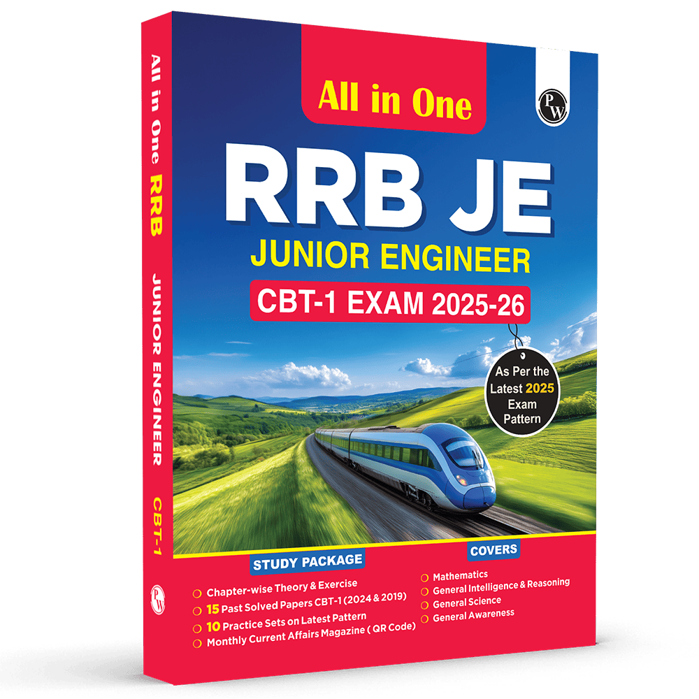 All in One RRB JE (Junior Engineer) CBT - 1 2025-26 Exam l Chapterwise Theory, Short Tricks and Exercises, 15 Previous Year Solved Papers (2024 & 2019) PYQs with 10 Practice Sets