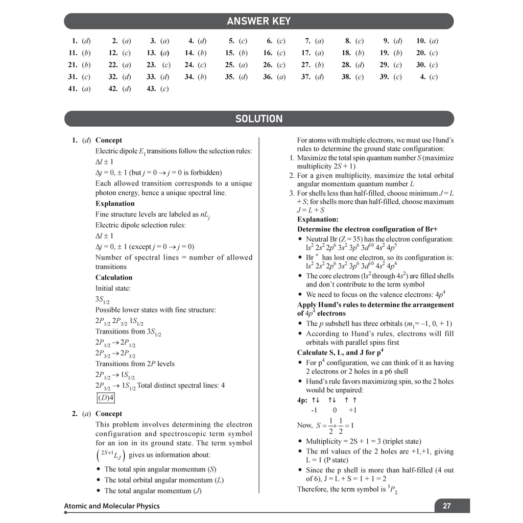 CSIR - NET Recap Physical Sciences Chapterwise & Yearwise Previous Years Solved Papers (2025-2015) PYQ Latest December 2024 Paper Covered l TIFR, JEST, GATE and IIT JAM