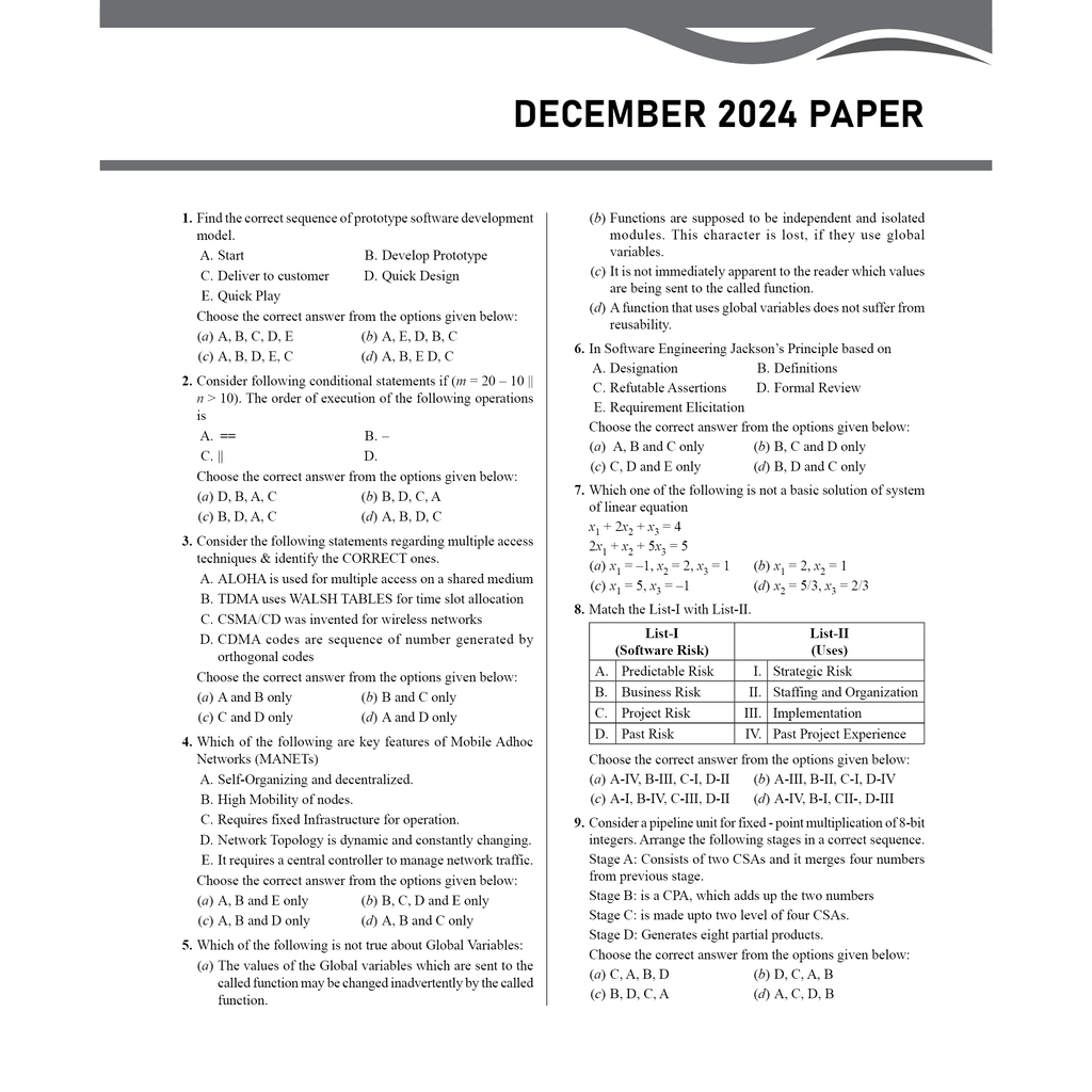 UGC-NET Computer Science PYQ 11 Years (2014-2024)|Latest December Session Paper Covered|Chapterwise and Yearwise Previous Year Solved Papers For Phd Entrance, SET, GATE, CUET UG & PG