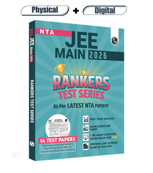Digital Book + 14 JEE Main Rankers Test Series 2026 As Per Latest NTA Pattern | Elaborated Solutions with Chapterwise Weightage Analysis & CBT Test & Rank Predictor