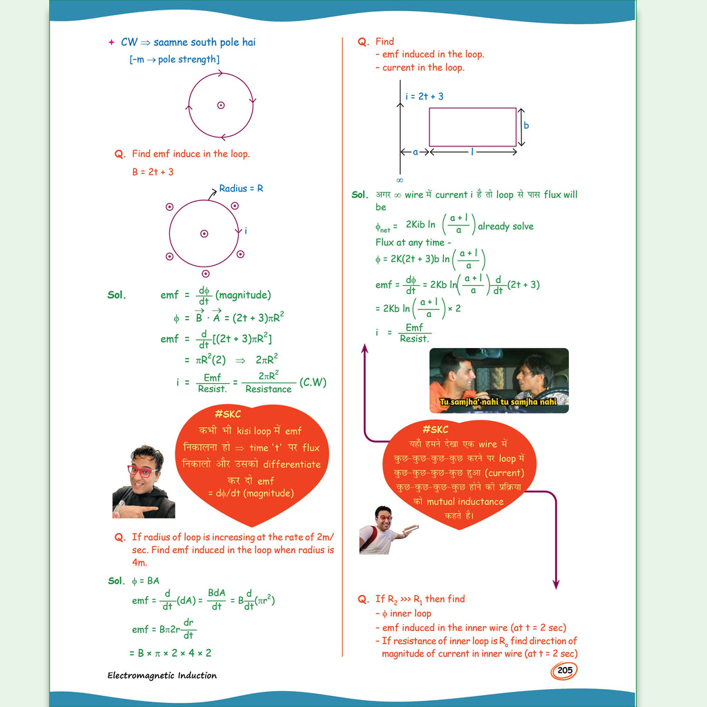 SKC Physics Crush Class 12 Handwritten Format Notes By Saleem Sir For JEE and NEET Exams (Hinglish Edition) | From Basic to JEE Advanced via JEE/ NEET
