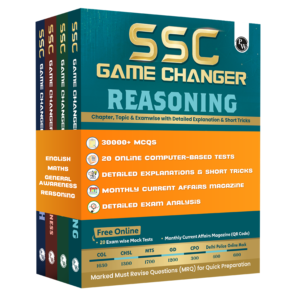SSC Game Changer General Awareness, Maths, English & Reasoning Combo Set of 4 Books For 2026 Exams | Chapter, Topic & Exam-wise PYQs | For CGL, CHSL, MTS, CPO, GD, Delhi Police, Steno