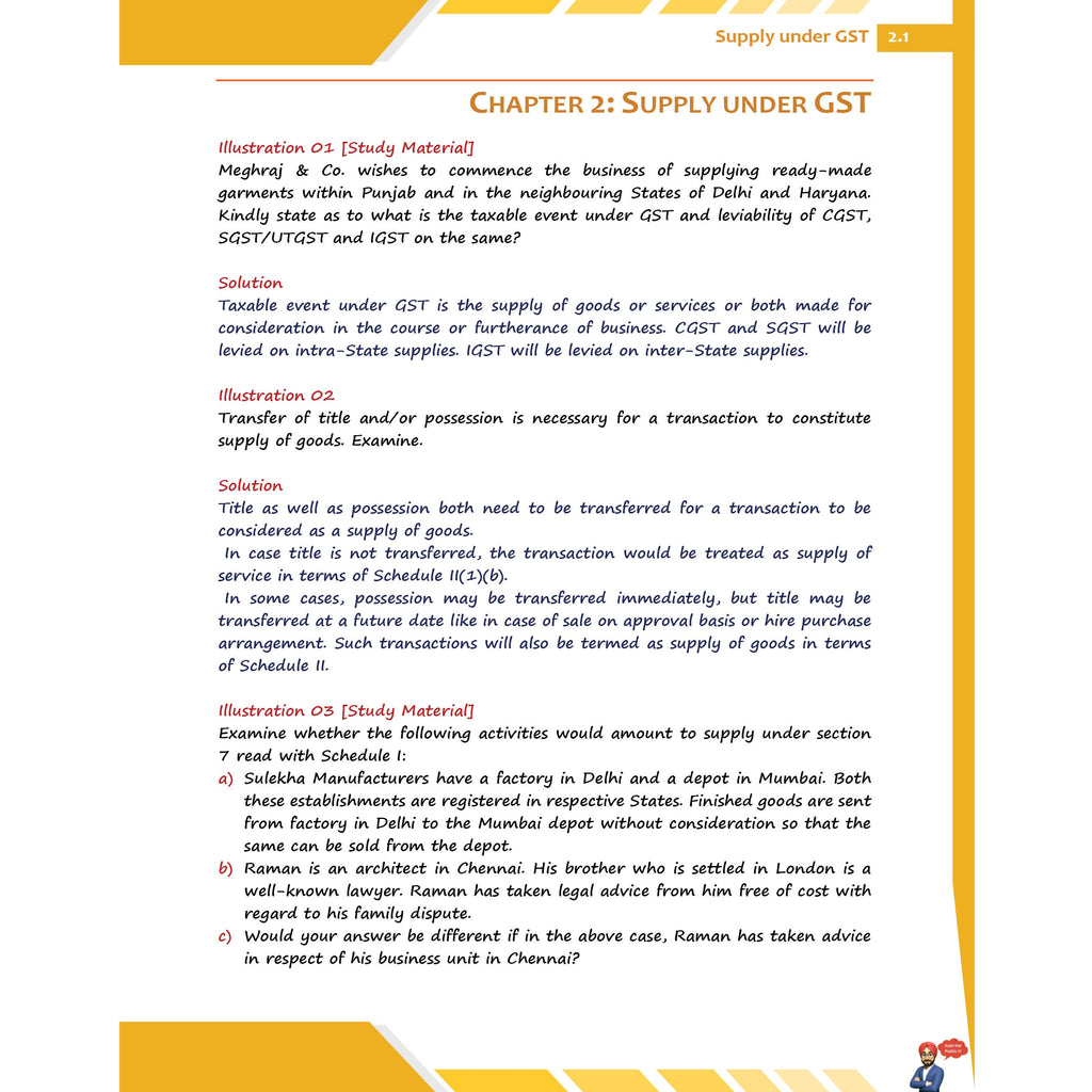 CA Intermediate Group 1 Goods & Services Tax Concept Book & Question Bank Combo Set of 2 Books By CA Jasmeet Singh For May 2027 Exams | Covering Theory, Exercises and PYQs