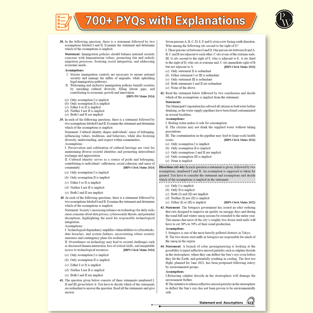 PW KYC Reasoning Ability | Chapterwise Theory, Exercise, Past Year Questions (PYQ) By Sachin Sir For SBI PO, Clerk, IBPS PO, Clerk, RBI & Other Banking Exams 2025- 26 | Free 20 Online Tests