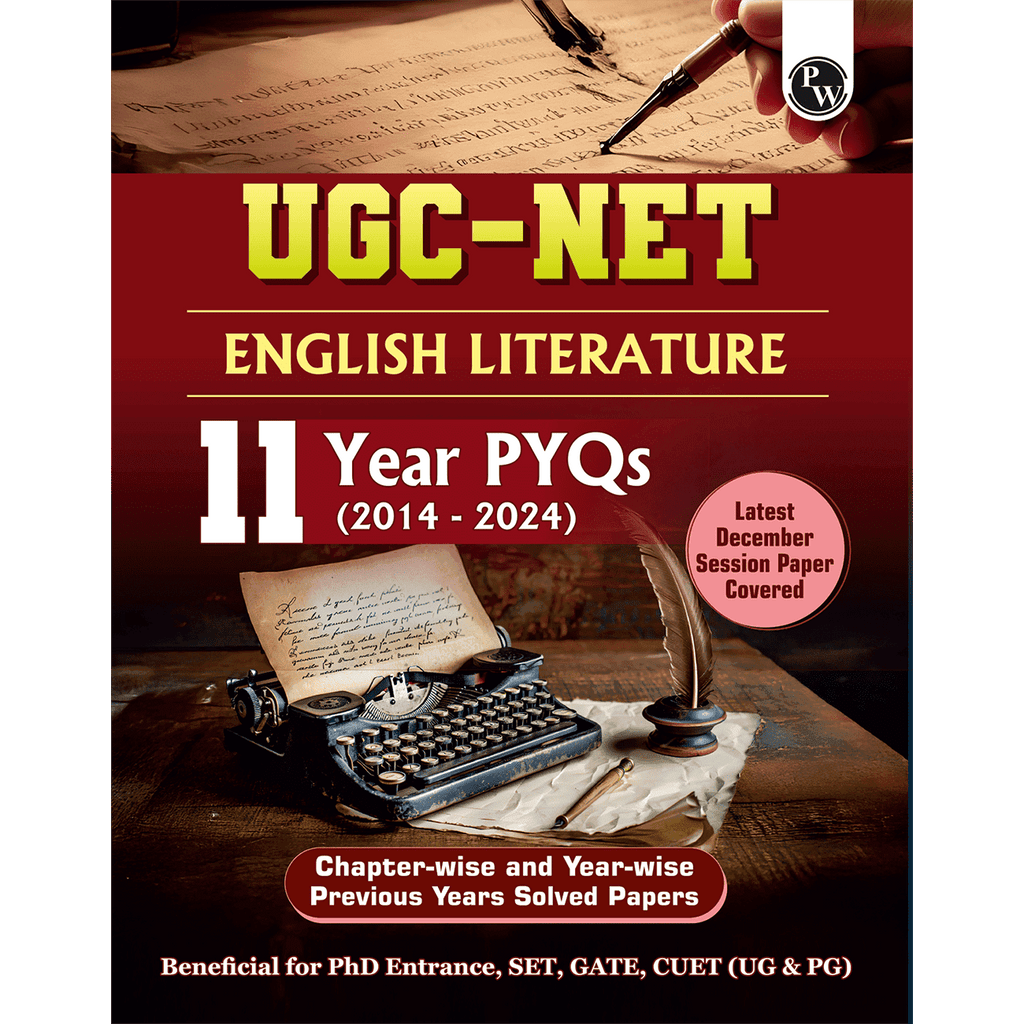 PW UGC-NET English Literature PYQ 11 Years (2014-2024)|Latest December Session Paper Covered|Chapterwise and Yearwise Previous Year Solved Papers For Phd Entrance, SET, GATE, CUET UG & PG