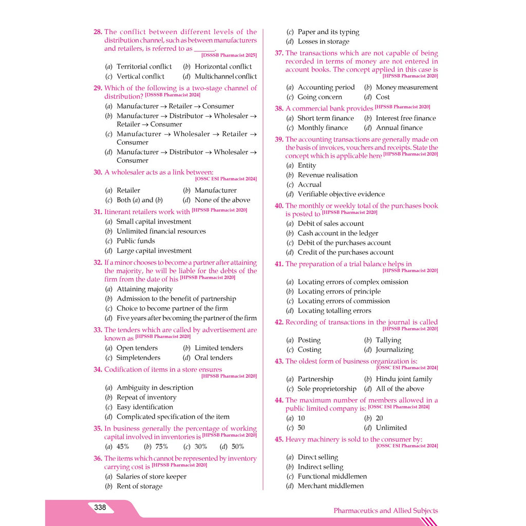 Pharmacist Pareeksha By Dr. Amit Verma | PYQs from 110 Previous Years’ Exams Papers, Subjectwise, Chapterwise & Topicwise 10,000+ MCQs With Detailed Explanations