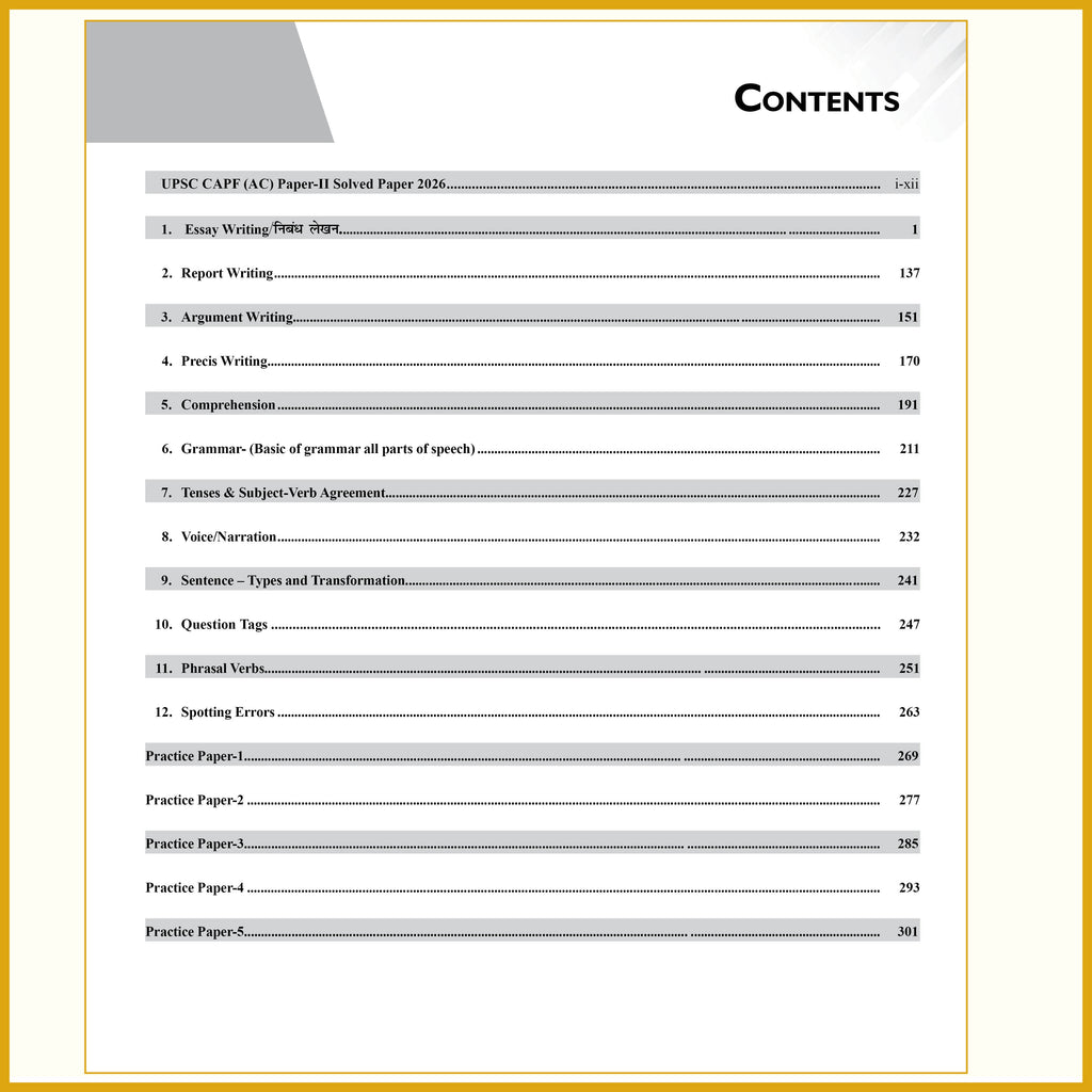 All In One UPSC CAPF AC Central Armed Police Forces Assistant Commandant Paper ll: Descriptive By Lokesh Sir & Harshit Sir For 2027 Exam | General Ability and Intelligence | For BSF, CRPF, CISF, ITBP, SSB