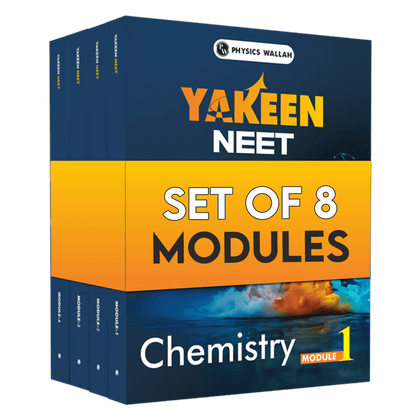 Yakeen For NEET Droppers Chemistry Modules with Solutions Combo Set of 8 Books (2025 Edition)