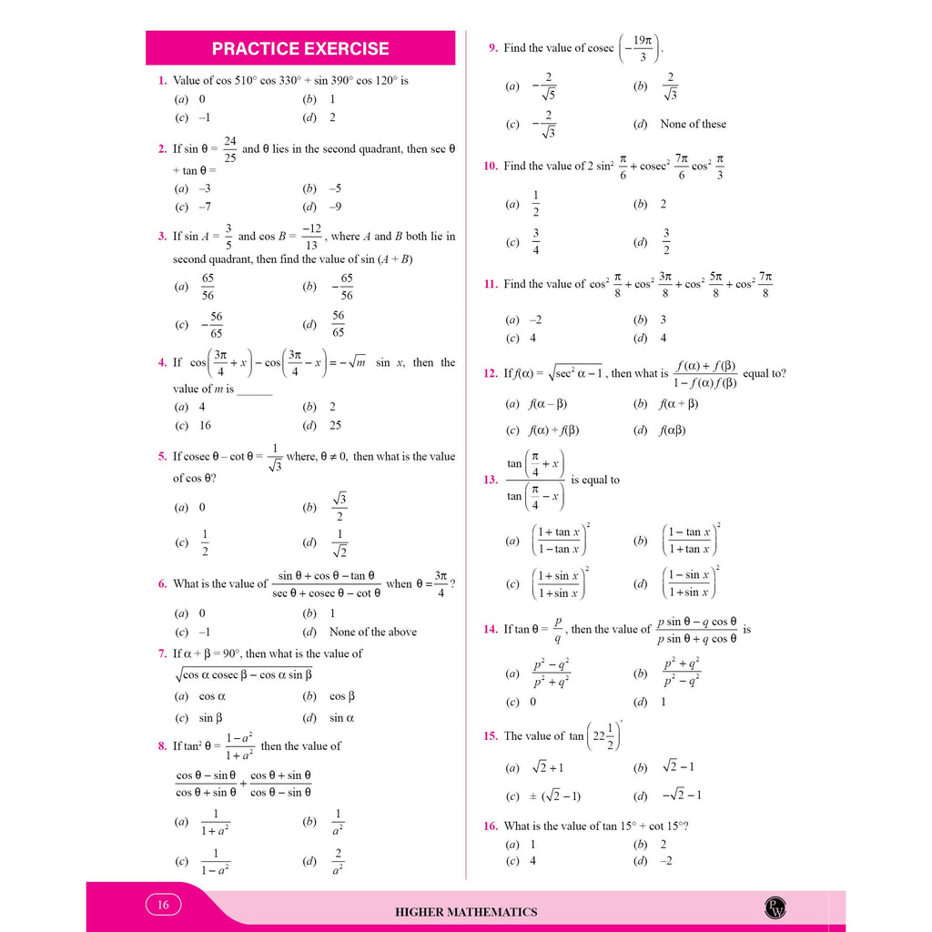 PW IPMAT Higher Mathematics Book | Topicwise Coverage | Chapterwise PYQs | 400+ Questions | 5 Sectional Tests & 5 Full Mock Tests For IPMAT, JIPMAT, NPAT, SET & Other BBA Exams